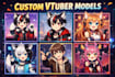design and rig custom live2d vtuber models pngtuber for your streaming needs