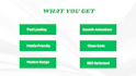 create modern react landing page with animations