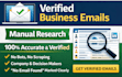 find verified business email addresses manually