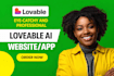 build loveable ai website with supabase replit vibe coding
