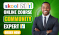 setup skool online community skool online course  ghl kajabi skool community