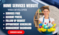design plumbing roofing construction locksmith carpentry hvac handyman website
