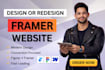 framer website framer landing page framer expert figma to framer developer