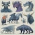 draw fantasy creatures or monsters