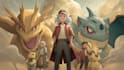 draw you as a pokemon trainer and your team with background