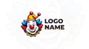make a high quality clown  logo design