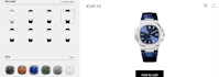 customization product for watch, glove, baseball on zakeke kickflip in shopify