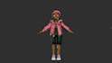 stylized 3d character  ready for games and animation