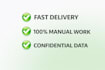 convert PDF or image to excel data entry accurately