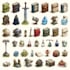 do 2d game assets, props, objects, item, icons fantasy art