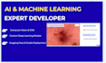 do python programming, machine learning, and deep learning web apps