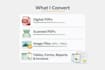 convert PDF, scanned, or image files to excel or CSV