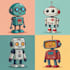 draw robot characters for you