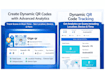 design branded dynamic qr code with tracking