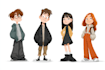 create digital illustration in unique cartoon style