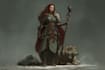 do dark fantasy art illustrations in a painterly style