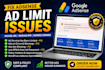 remove google adsense ad limit and fix adsense issues