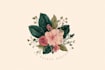 create boho  botanical feminine logo