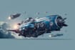 do a sci fi spaceship art