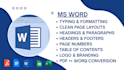 be your virtual assistant for ms word typing and document formatting