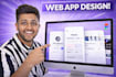 design a web app mvp frontend with clean UX flows