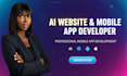 ai mobile app development ai chatbot ai website android ios flutter developer