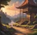 create cartoon background illustration