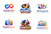 make eye catching social media logo