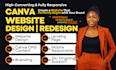 design canva website canva landing page ugc website wix website redesign canva