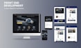 design a modern responsive website using HTML CSS javascript