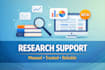 do a clear and reliable research assistance in hours