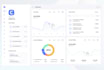 design modern dashboard, saas, CRM, admin panel UI UX in figma