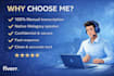 transcribe your audio or video to text accurately