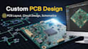 design custom pcb board, pcb layout, circuit design, schematics
