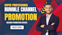 do rumble video promotion rumble channel rumble followers