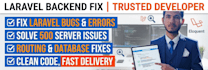 fix laravel bugs, errors and issues fast and professionally