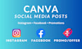 design canva social media posts for instagram and facebook
