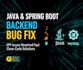 fix spring boot bugs, java backend errors, and rest API issues