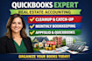 handle property management bookkeeping using appfolio and quickbooks cleanup