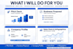 design modern business pitch deck and professional powerpoint presentation