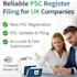 psc register filing with companies house UK