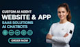 develop custom ai web apps ai chatbots and full stack websites ai saas