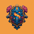 create steam capsule art in pixel art style