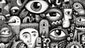 design doodle wall art mural decal wallpaper