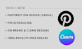 design and schedule pinterest pins using canva