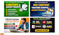do SEO content writing, youtube scripts and copywriting