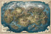 create a fabu fantasy game map illustration