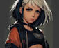 create a anime style character, person