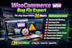 fix woocommerce bugs, errors, checkout and payment issues