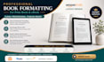 format and typeset your book interior for KDP ingramspark paperback and ebook
